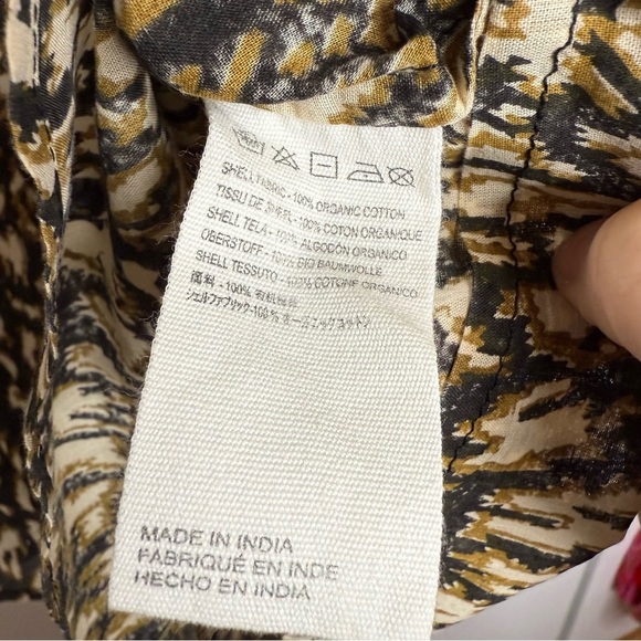 Cleobella Alicia Blouse Long Sleeve Organic Cotton Pattern - Small NWT - Picture 8 of 10